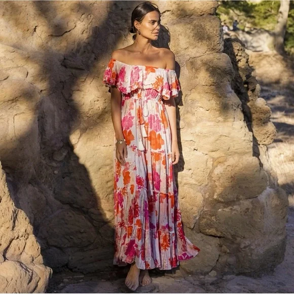 MISS JUNE PARIS SHAMA BOHEMIAN DRESS SIZE L/XL